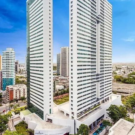 Beach Class Recife Boa Viagem Flat Andar Alto Exterior photo